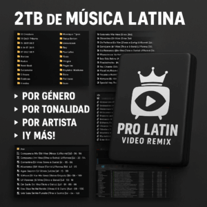 💽 2TB SSD Backup – Latin Video Remixes Collection for DJs & Creators